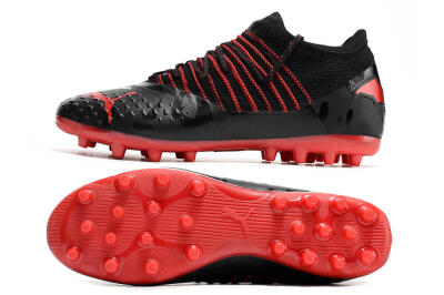 Puma Future Z 1.3 MG Multi Ground Soccer Cleats - Black/Red