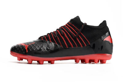 Puma Future Z 1.3 MG Multi Ground Soccer Cleats - Black/Red