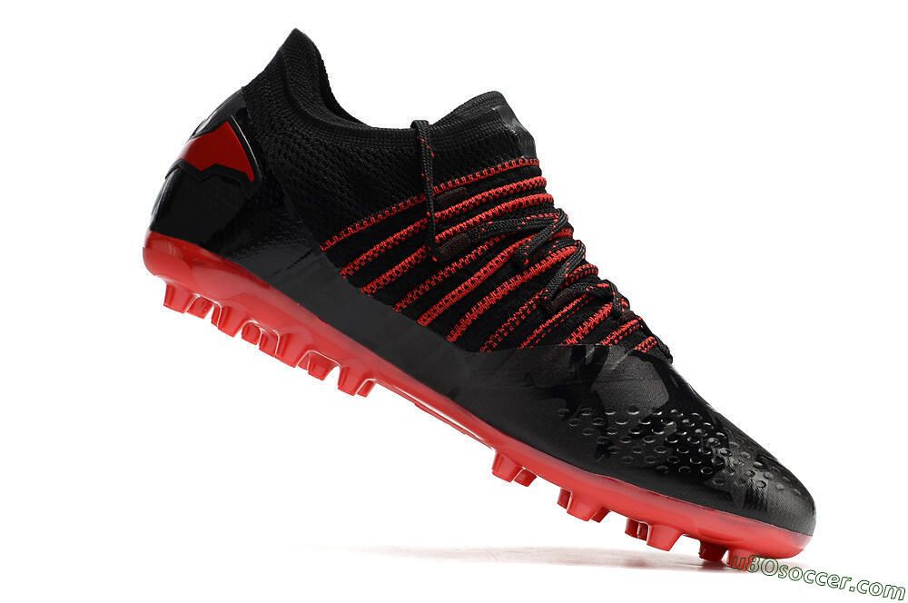 Puma Future Z 1.3 MG Multi Ground Soccer Cleats - Black/Red 4