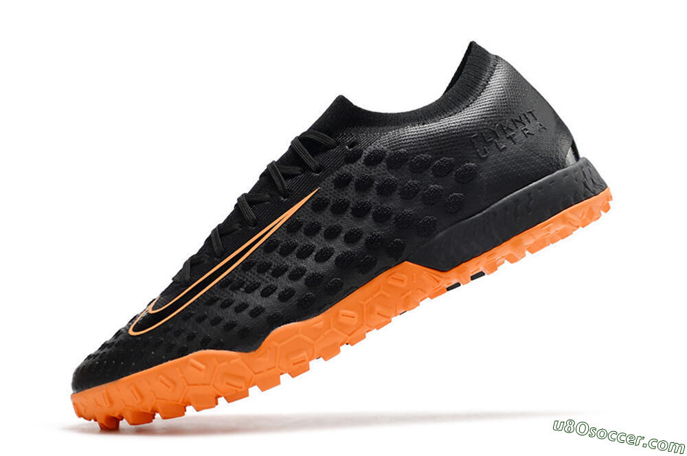 Nike Phantom Ultra Venom TF Artificial Turf Soccer Shoes - Black/Orange 5