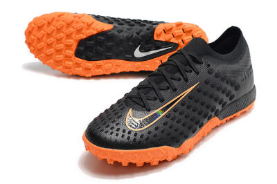 Nike Phantom Ultra Venom TF Artificial Turf Soccer Shoes - Black/Orange