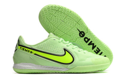 Nike React Tiempo Legend 9 Pro IC Futsal/Indoor Soccer Shoes - Green/Black