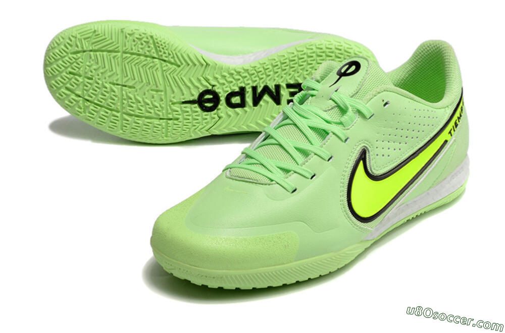 Nike React Tiempo Legend 9 Pro IC Futsal/Indoor Soccer Shoes - Green/Black 3