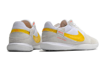 Nike Streetgato IC Futsal/Indoor Soccer Shoes - Grey/White/Yellow