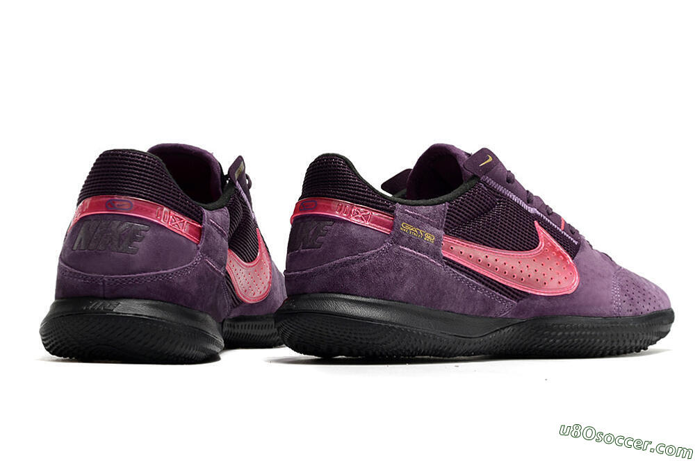 Nike Streetgato IC Futsal/Indoor Soccer Shoes - Purple/Pink 6