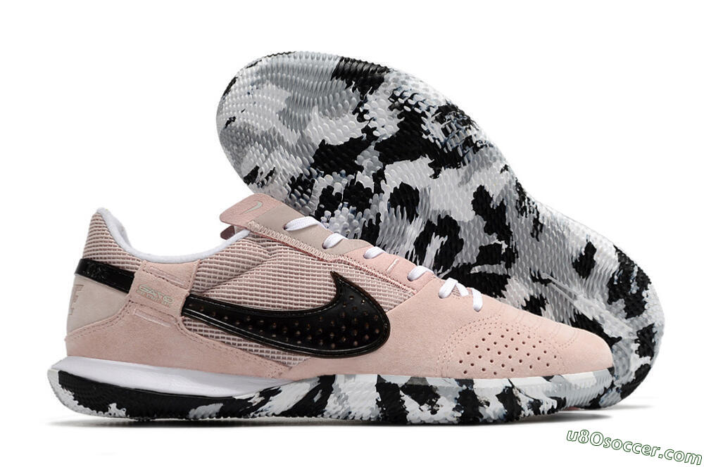 Nike Streetgato IC Futsal/Indoor Soccer Shoes - Pink/Black/White 1