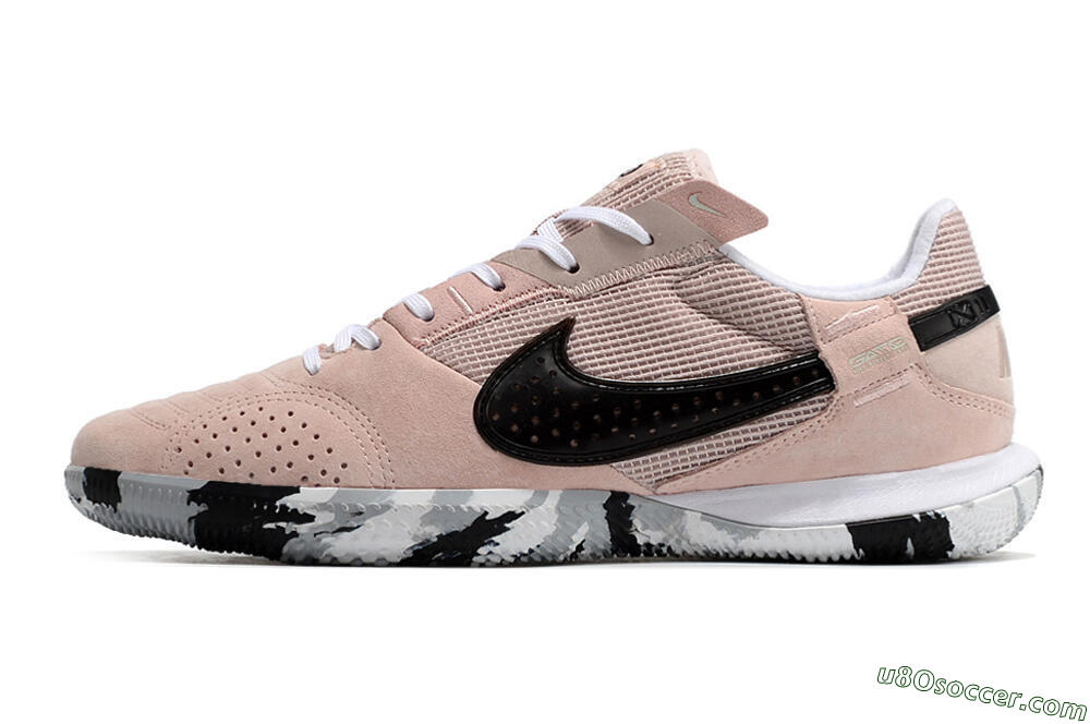 Nike Streetgato IC Futsal/Indoor Soccer Shoes - Pink/Black/White 2