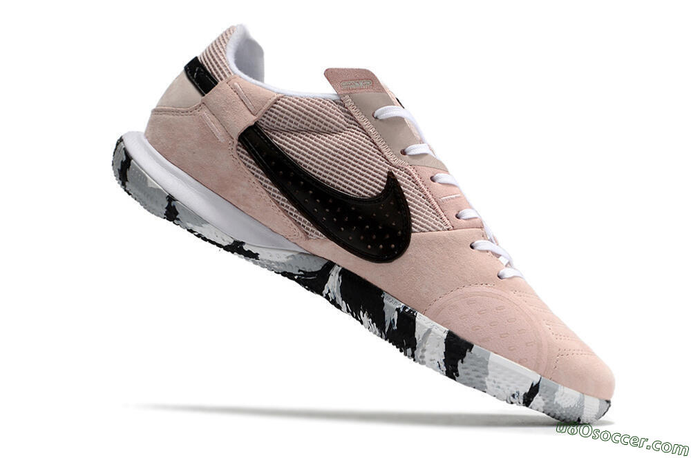 Nike Streetgato IC Futsal/Indoor Soccer Shoes - Pink/Black/White 4