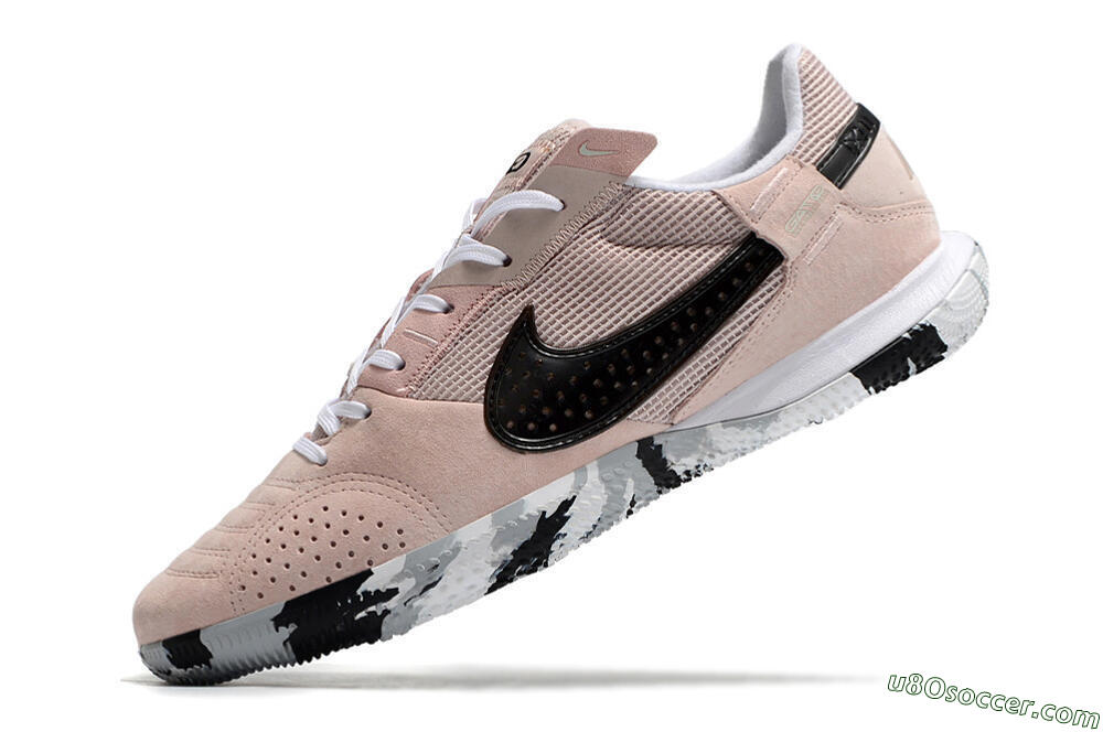 Nike Streetgato IC Futsal/Indoor Soccer Shoes - Pink/Black/White 5