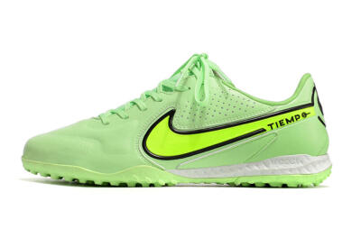 Nike React Tiempo Legend 9 Pro TF Artificial Turf Soccer Shoes - Green/Black