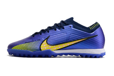 Nike Air Zoom Mercurial Vapor 15 Elite TF Artificial Turf Soccer Shoes - Blue/Green/Yellow