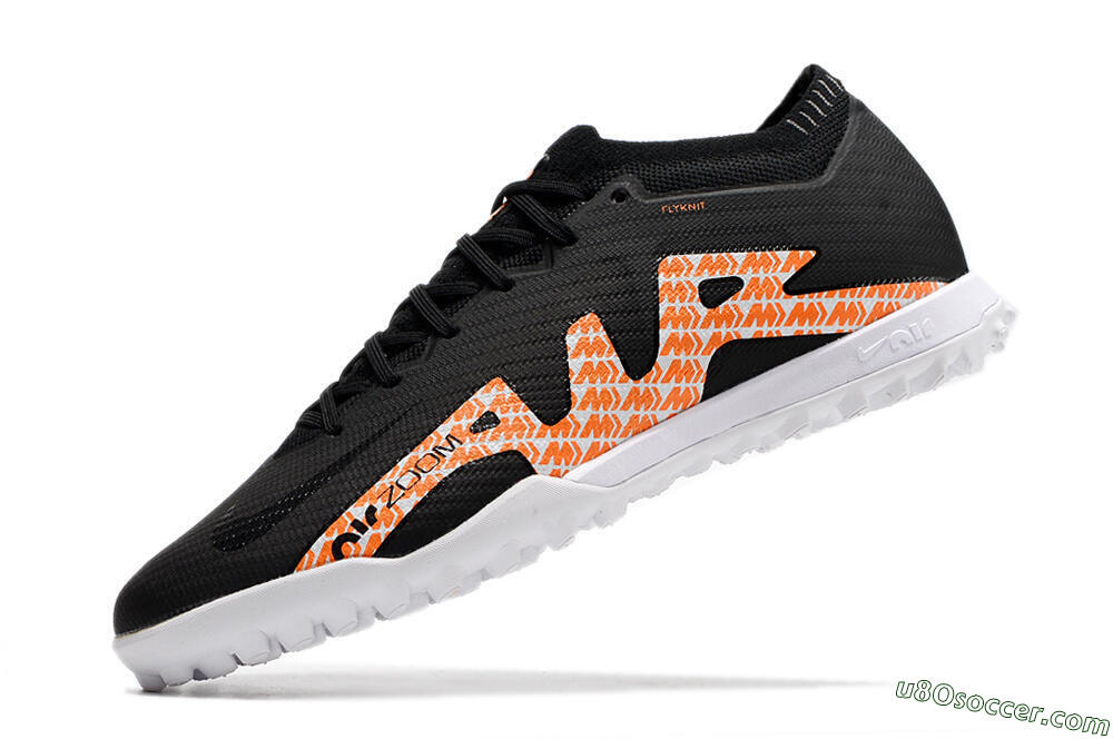 Nike Air Zoom Mercurial Vapor 15 Elite TF Artificial Turf Soccer Shoes - Black/White/Pink 5