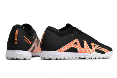 Nike Air Zoom Mercurial Vapor 15 Elite TF Artificial Turf Soccer Shoes - Black/White/Pink