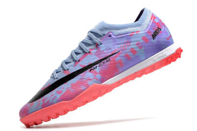Nike Air Zoom Mercurial Vapor 15 Elite TF Artificial Turf Soccer Shoes - Blue/Purple/Red