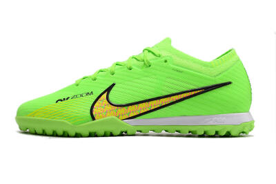 Nike Air Zoom Mercurial Vapor 15 Elite TF Artificial Turf Soccer Shoes - Green/Yellow/Pink