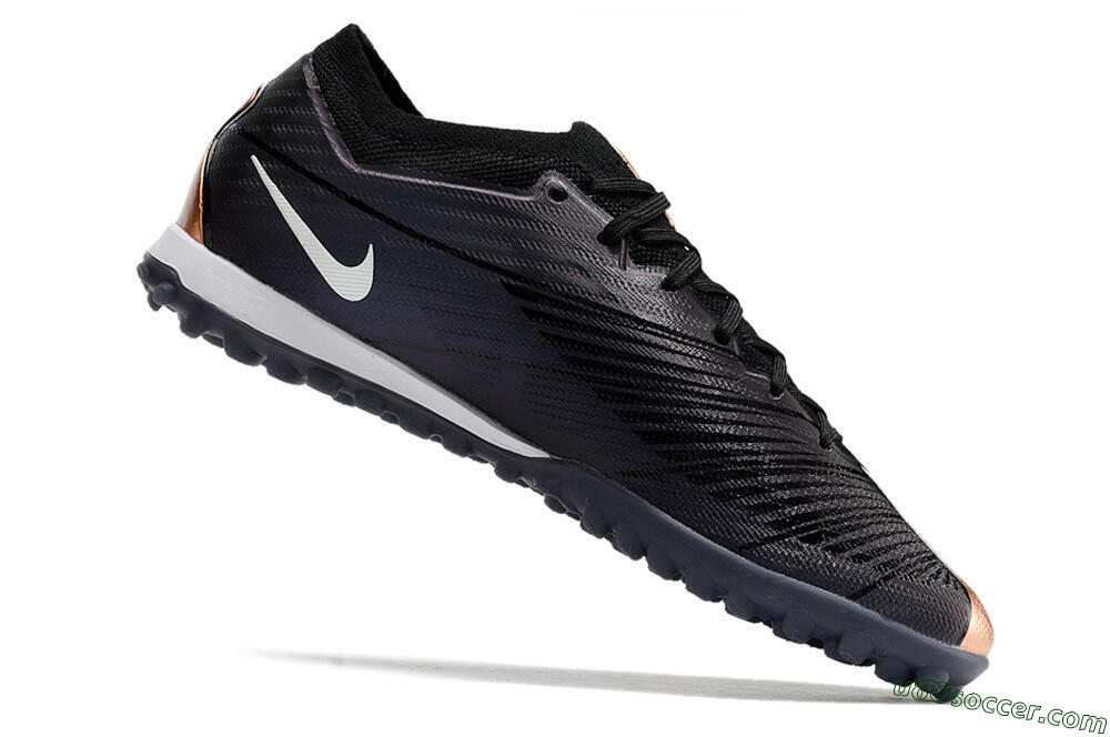 Nike Air Zoom Mercurial Vapor 15 Elite TF Artificial Turf Soccer Shoes - Black/White 4