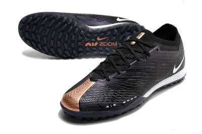 Nike Air Zoom Mercurial Vapor 15 Elite TF Artificial Turf Soccer Shoes - Black/White