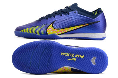 Nike Air Zoom Mercurial Vapor 15 Elite IC Futsal/Indoor Soccer Shoes - Blue/Green/Yellow