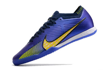 Nike Air Zoom Mercurial Vapor 15 Elite IC Futsal/Indoor Soccer Shoes - Blue/Green/Yellow