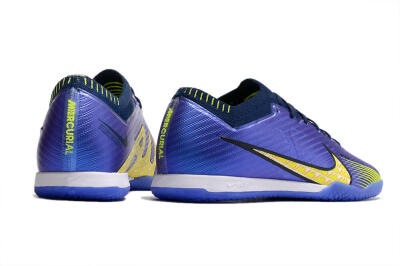 Nike Air Zoom Mercurial Vapor 15 Elite IC Futsal/Indoor Soccer Shoes - Blue/Green/Yellow