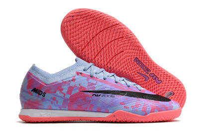 Nike Air Zoom Mercurial Vapor 15 Elite IC Futsal/Indoor Soccer Shoes - Blue/Purple/Red