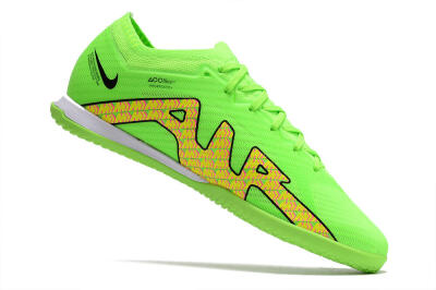 Nike Air Zoom Mercurial Vapor 15 Elite IC Futsal/Indoor Soccer Shoes - Green/Yellow/Pink