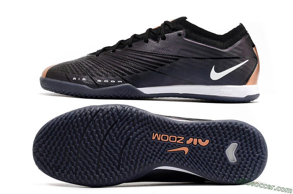 Nike Air Zoom Mercurial Vapor 15 Elite IC Futsal/Indoor Soccer Shoes - Black/White 0