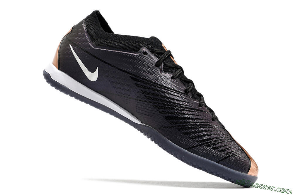 Nike Air Zoom Mercurial Vapor 15 Elite IC Futsal/Indoor Soccer Shoes - Black/White 4