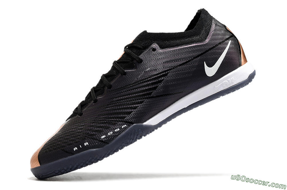 Nike Air Zoom Mercurial Vapor 15 Elite IC Futsal/Indoor Soccer Shoes - Black/White 5