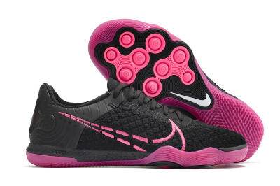 Nike Reactgato IC Futsal/Indoor Soccer Shoes - Black/Pink