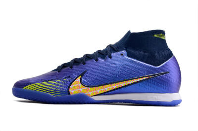 Nike Air Zoom Mercurial Superfly 9 Elite IC Futsal/Indoor Soccer Shoes - Blue/Green/Yellow