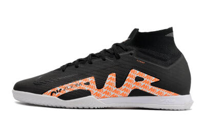 Nike Air Zoom Mercurial Superfly 9 Elite IC Futsal/Indoor Soccer Shoes - Black/White/Orange