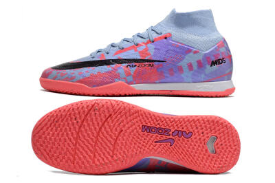 Nike Air Zoom Mercurial Superfly 9 Elite IC Futsal/Indoor Soccer Shoes - Blue/Purple/Red