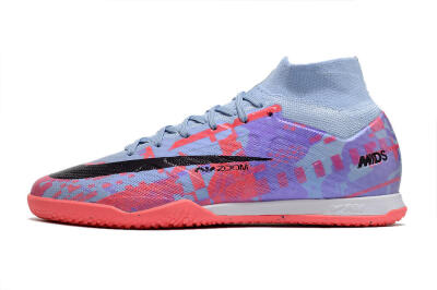 Nike Air Zoom Mercurial Superfly 9 Elite IC Futsal/Indoor Soccer Shoes - Blue/Purple/Red