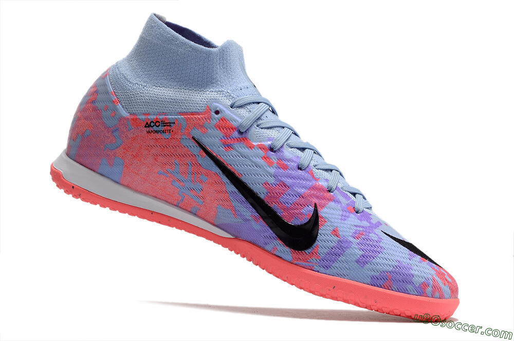 Nike Air Zoom Mercurial Superfly 9 Elite IC Futsal/Indoor Soccer Shoes - Blue/Purple/Red 4