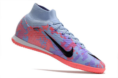 Nike Air Zoom Mercurial Superfly 9 Elite IC Futsal/Indoor Soccer Shoes - Blue/Purple/Red