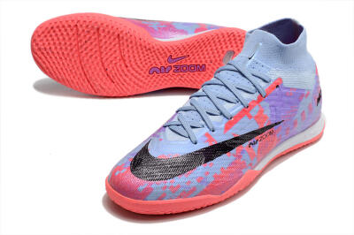 Nike Air Zoom Mercurial Superfly 9 Elite IC Futsal/Indoor Soccer Shoes - Blue/Purple/Red
