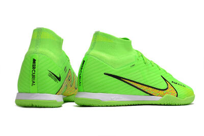 Nike Air Zoom Mercurial Superfly 9 Elite IC Futsal/Indoor Soccer Shoes - Green/Yellow/Pink