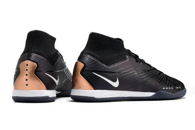 Nike Air Zoom Mercurial Superfly 9 Elite IC Futsal/Indoor Soccer Shoes - Black/White/Gold