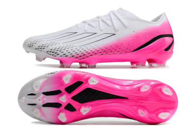 Adidas X Speedportal.1 FG Firm Ground Soccer Cleats - White/Pink/Black