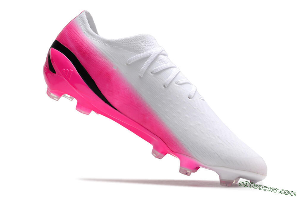 Adidas X Speedportal.1 FG Firm Ground Soccer Cleats - White/Pink/Black 4