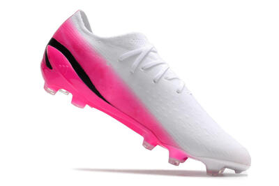 Adidas X Speedportal.1 FG Firm Ground Soccer Cleats - White/Pink/Black