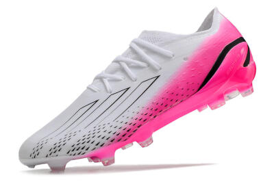 Adidas X Speedportal.1 FG Firm Ground Soccer Cleats - White/Pink/Black