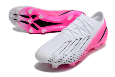 Adidas X Speedportal.1 FG Firm Ground Soccer Cleats - White/Pink/Black