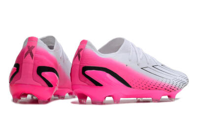 Adidas X Speedportal.1 FG Firm Ground Soccer Cleats - White/Pink/Black