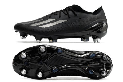 Adidas X Speedportal.1 SG Soft Ground Soccer Cleats - Black/Grey