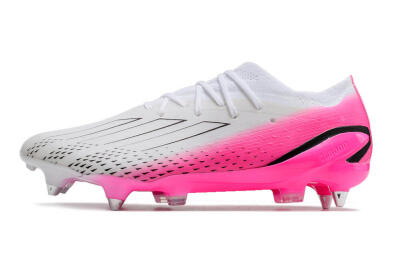 Adidas X Speedportal.1 SG Soft Ground Soccer Cleats - White/Pink/Black
