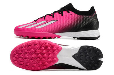 Adidas X Speedportal.3 TF Artificial Turf Soccer Shoes - Pink/Black/White