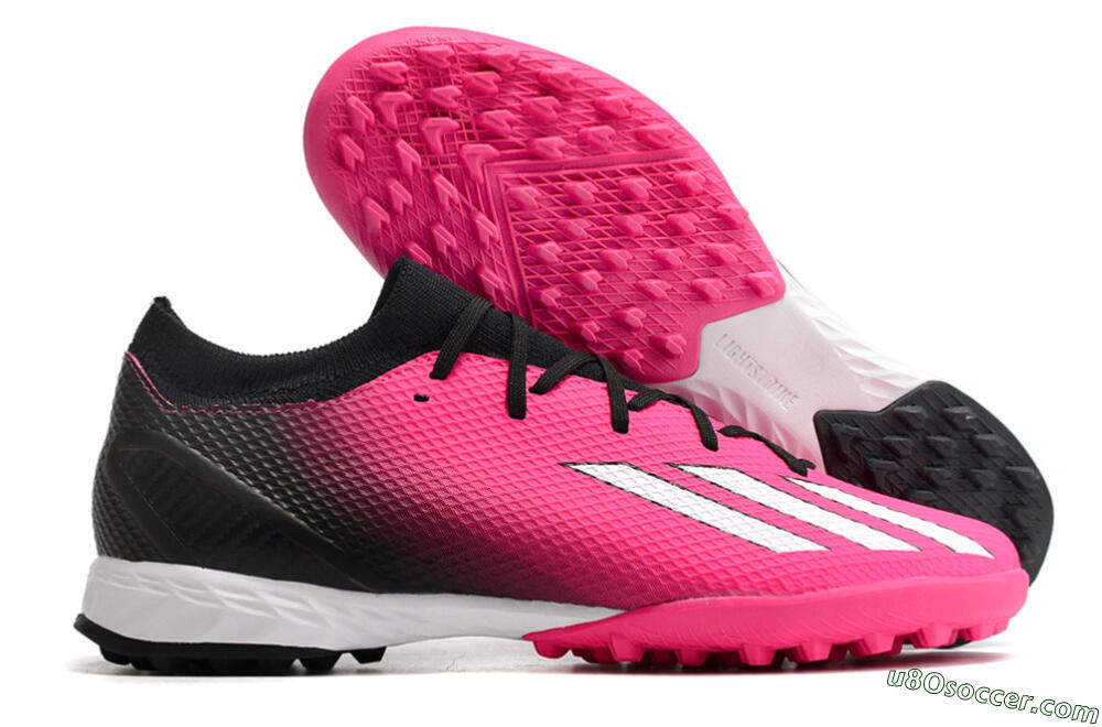 Adidas X Speedportal.3 TF Artificial Turf Soccer Shoes - Pink/Black/White 1