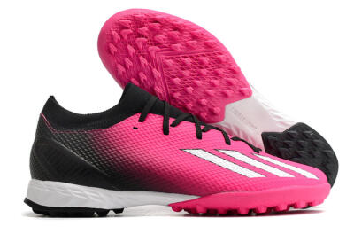 Adidas X Speedportal.3 TF Artificial Turf Soccer Shoes - Pink/Black/White